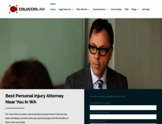 coluccio-law.com screenshot