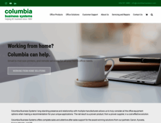 columbia-business.com screenshot