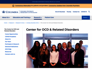 columbia-ocd.org screenshot
