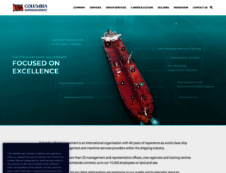 columbia-shipmanagement.com screenshot
