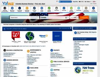 columbia.yalwa.com screenshot