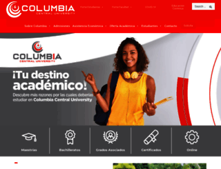 columbiacentral.edu screenshot