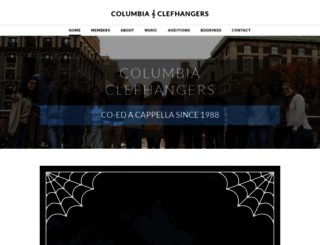 columbiaclefhangers.com screenshot