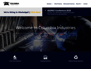 columbiacorp.com screenshot