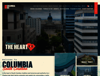 columbiacvb.com screenshot