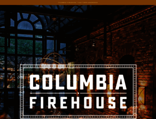 columbiafirehouse.com screenshot