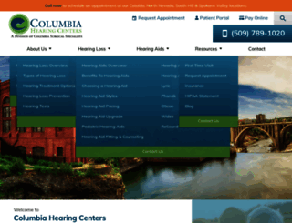 columbiahearingcenters.com screenshot