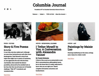 columbiajournal.org screenshot