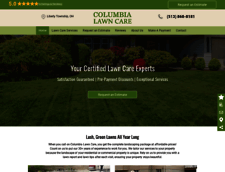 columbialawncare.net screenshot