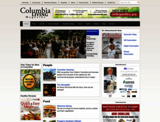 columbialivingmag.com screenshot