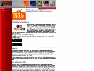 columbianavet.com screenshot