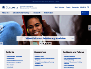 columbiapsychiatry.org screenshot