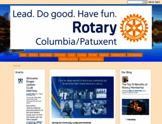 columbiarotary.com screenshot