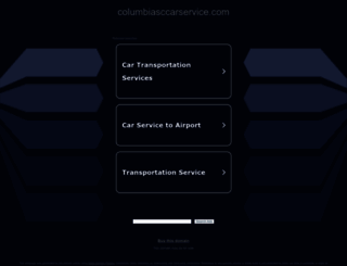 columbiasccarservice.com screenshot