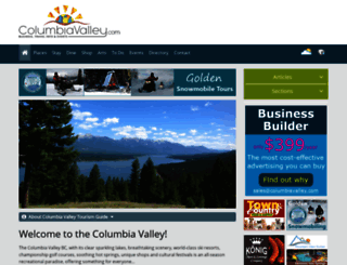 columbiavalley.com screenshot