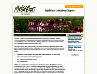 columbus.wildones.org screenshot