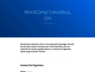 columbus.wordcamp.org screenshot