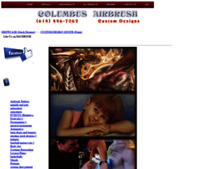 columbusairbrush.com screenshot