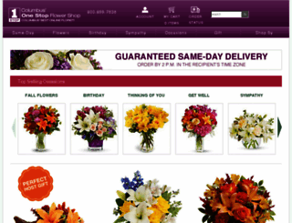 columbusflowershop.com screenshot