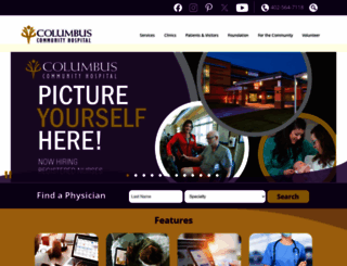 columbushosp.org screenshot