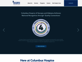 columbushospice.com screenshot