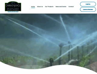 columbusirrigation.com screenshot