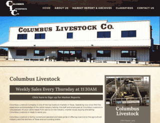 columbuslivestock.com screenshot
