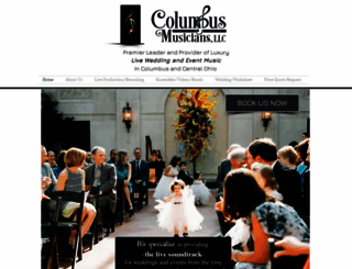 columbusmusicians.com screenshot