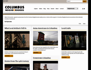 columbusneighborhoods.org screenshot