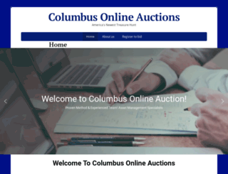 columbusonlineauction.com screenshot
