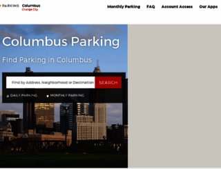 columbusparking.spplus.com screenshot