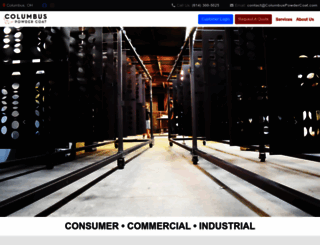 columbuspowdercoat.com screenshot