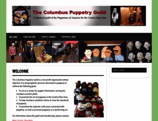columbuspuppetryguild.org screenshot