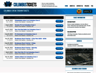 columbusstadium.com screenshot