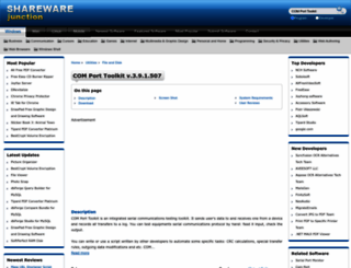 com-port-toolkit.sharewarejunction.com screenshot