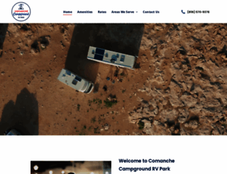 comanchecampground.com screenshot