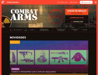 combatarms.com.br screenshot