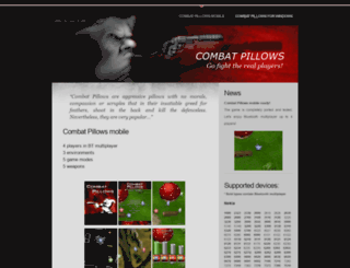 combatpillows.com screenshot