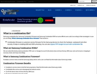 combinationfirmware.com screenshot