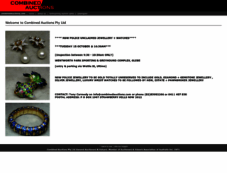 combinedauctions.com screenshot