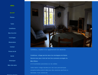 combloux-locations.fr screenshot