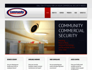 comcomsecurity.com screenshot