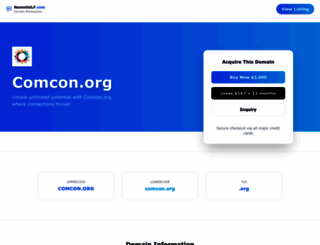 comcon.org screenshot