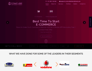comcubeinternational.com screenshot
