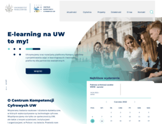 come.uw.edu.pl screenshot