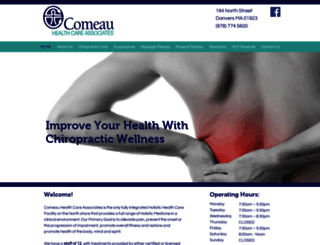 comeauhealthcare.com screenshot