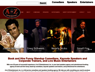 comediansandspeakers.com screenshot