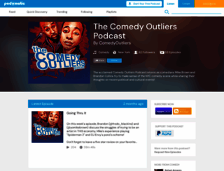 comedyoutliers.podomatic.com screenshot