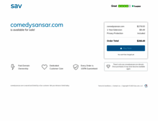 comedysansar.com screenshot
