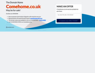 comehome.co.uk screenshot